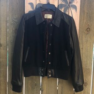 Current Elliott The Varsity Jacket Black